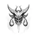 illidan tattoo design idea