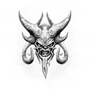 illidan tattoo design idea