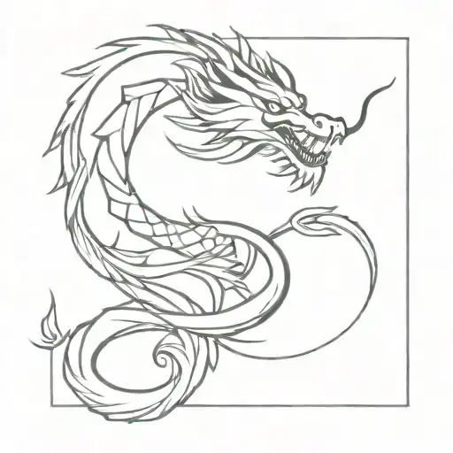 Mushu Tense tattoo design idea
