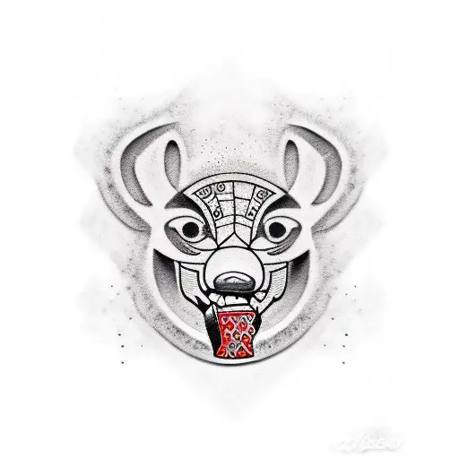 pablo escobar money gun tattoo design idea