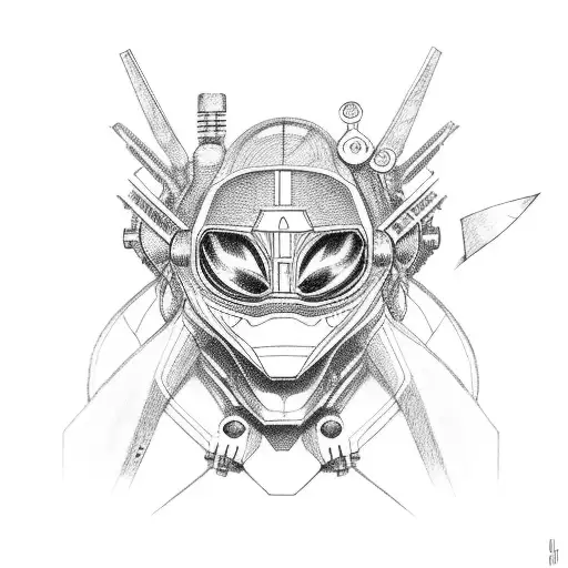 asuka  and Eva 02 tattoo design idea