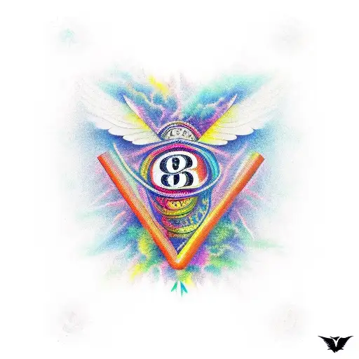 Symbolic representation of sobriety tattoo design idea