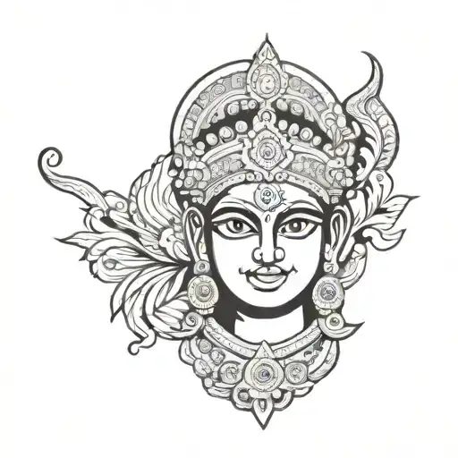 murugan vel tattoo design idea