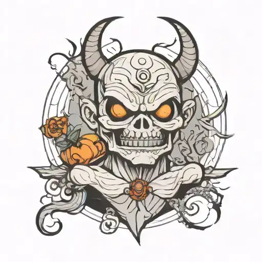 Boo Man tattoo design idea