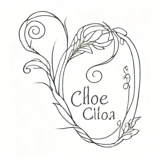 Names Chloe Bailey Isla tattoo design idea
