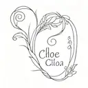 Names Chloe Bailey Isla tattoo design idea