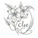 Names Chloe Bailey Isla tattoo design idea