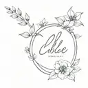 Names Chloe Bailey Isla tattoo design idea