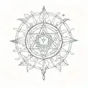symbols incorporated tattoo design idea