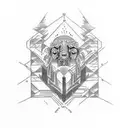  grandparents tattoo design idea