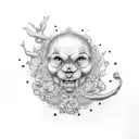  grandparents tattoo design idea