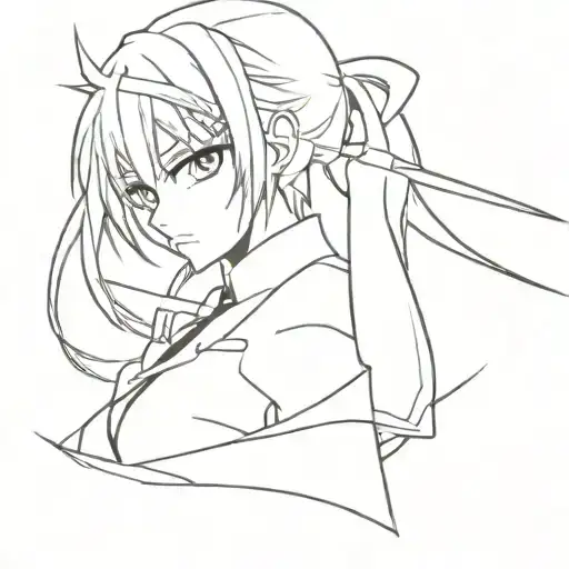 akame ga kill tattoo design idea