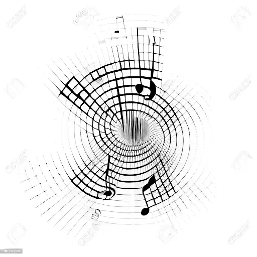 A minimalist tattoo of a piano keyboard transforming into a waveform, symbolizing the translation of musical notes into digital data tattoo design idea