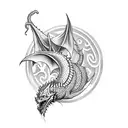 dracarys  tattoo design idea