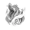 dracarys  tattoo design idea