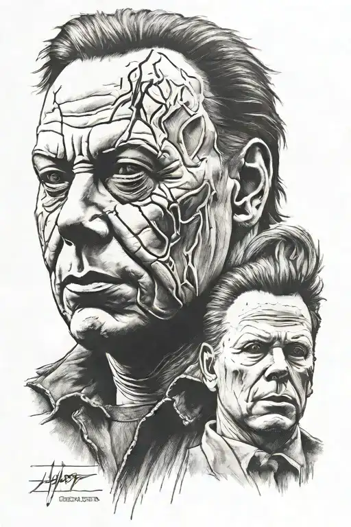 Michael Myers tattoo design idea