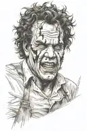 leatherface tattoo design idea