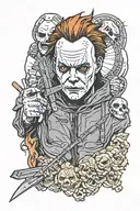 Michael Myers tattoo design idea