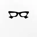 open book with eyeglasses resting on top  tattoo design idea