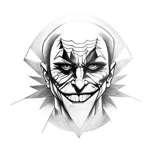 joker tattoo design idea