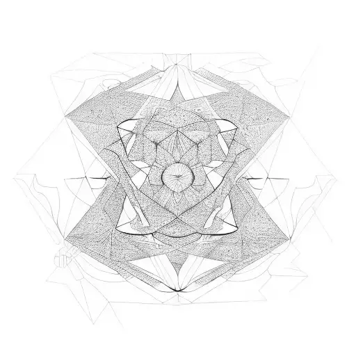 impossible geometry  tattoo design idea