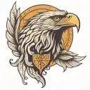 let it be in the following shapes: let it be eagle wings, let it be lion mane, let it be horse legs, let it be wolf head tattoo design idea