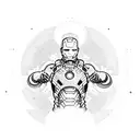 ironman triathlon with a cross tattoo design idea