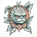 pepe tattoo design idea