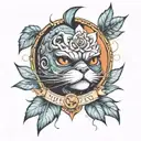 pepe tattoo design idea