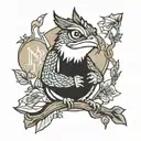 pepe tattoo design idea