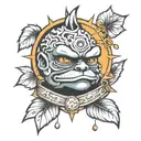 pepe tattoo design idea