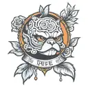 pepe tattoo design idea
