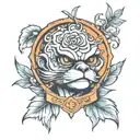 pepe tattoo design idea