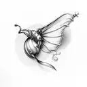 chrysalis tattoo design idea