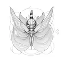 chrysalis tattoo design idea