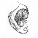 chrysalis tattoo design idea