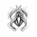 chrysalis tattoo design idea