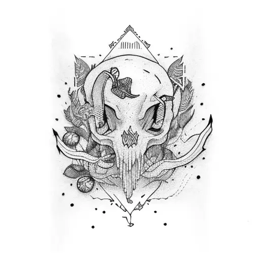 november written in grunge font tattoo design idea