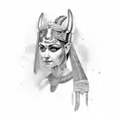 Cleopatra  tattoo design idea