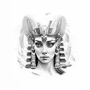 Cleopatra  tattoo design idea