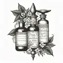 Pharmacy and Programming tattoo design idea