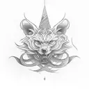 karma tattoo design idea