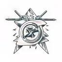 spark plug tattoo design idea