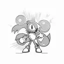 Sonic, Knuckles, day of tentacle, indiana jones, prince of persia all together in a scene tattoo design idea