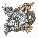 Denver broncos, sanfrancisco Giants, Sacramento kings tattoo design idea