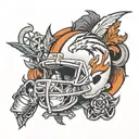 Denver broncos, sanfrancisco Giants, Sacramento kings tattoo design idea