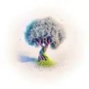 olive-tree tattoo design idea