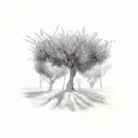 olive-tree tattoo design idea