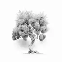 olive-tree tattoo design idea