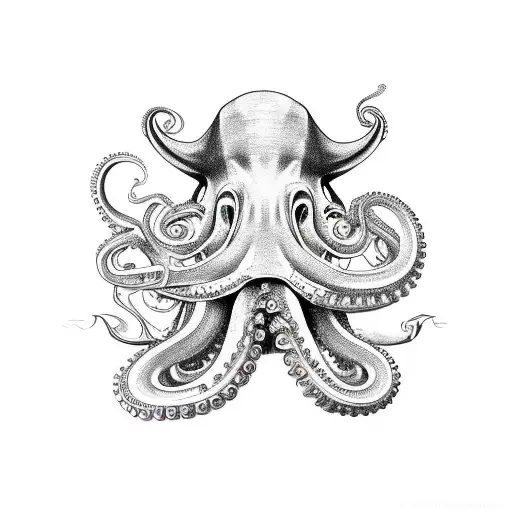 make me a scuba diving with a diver mask with an octopus surrounding the mask with its tentacles tattoo design idea